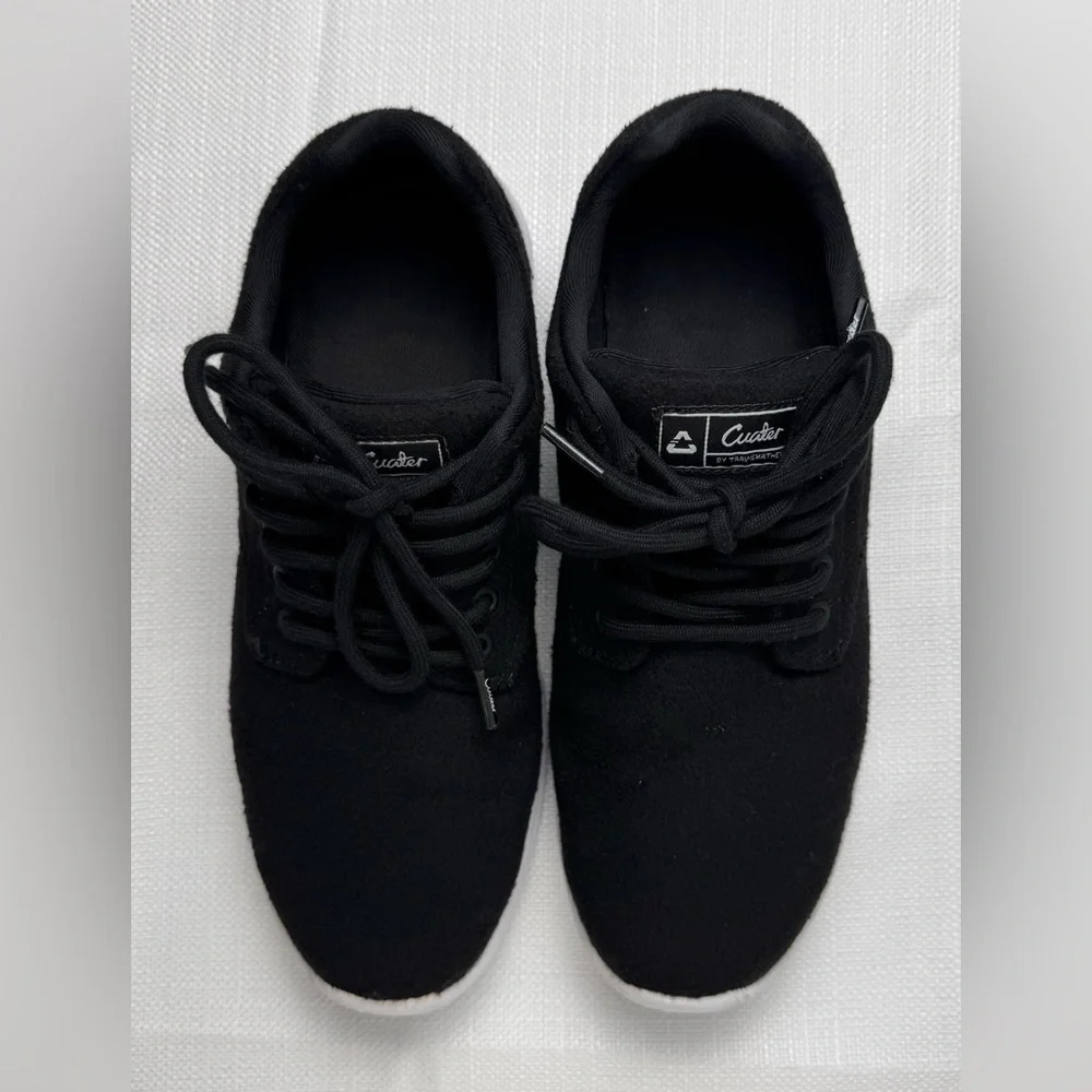 Travis Mathew Cuater The Daily Wool Sneaker Shoes Black White Golf  Mens Sz 8